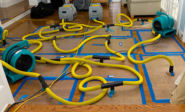Professional Burst Pipe Water Damage technician working in Beggs, OK